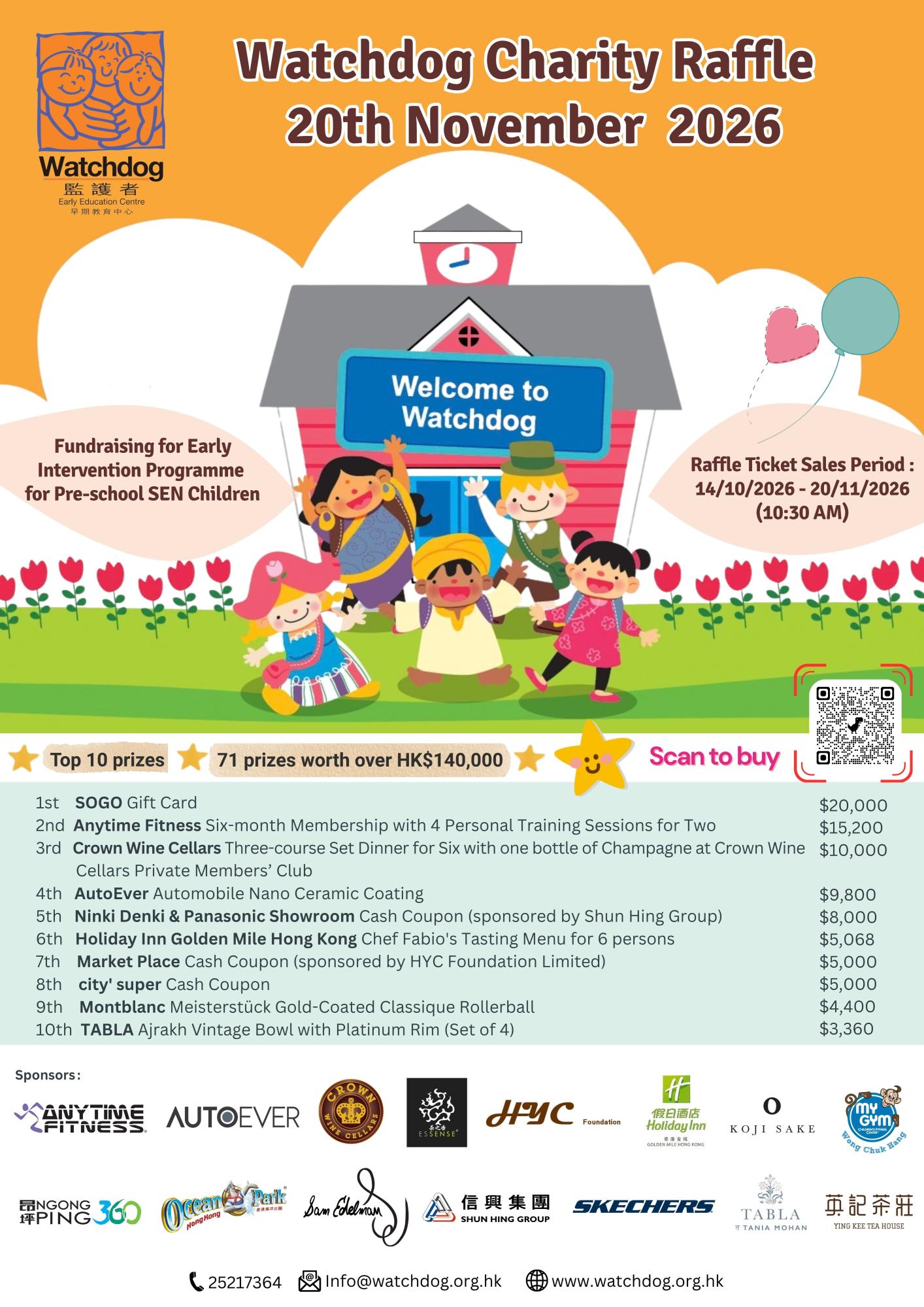 Watchdog Charity Raffle 2026